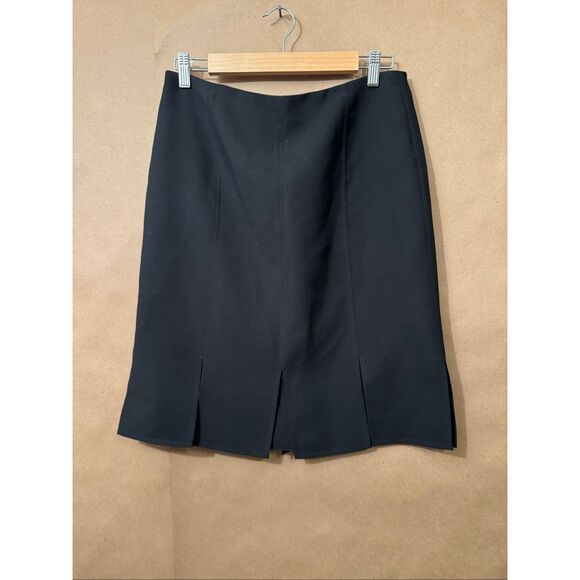 Akris Wool Kick Pleat Skirt - Picture 1 of 7